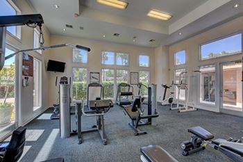 Gym at San Moritz Apartments, Las Vegas, NV 89128